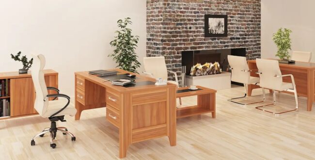 خرید آنلاین میز مدیریت | قیمت، جنس روکش و مقایسه مدل‌های مدیریتی و کارمندی