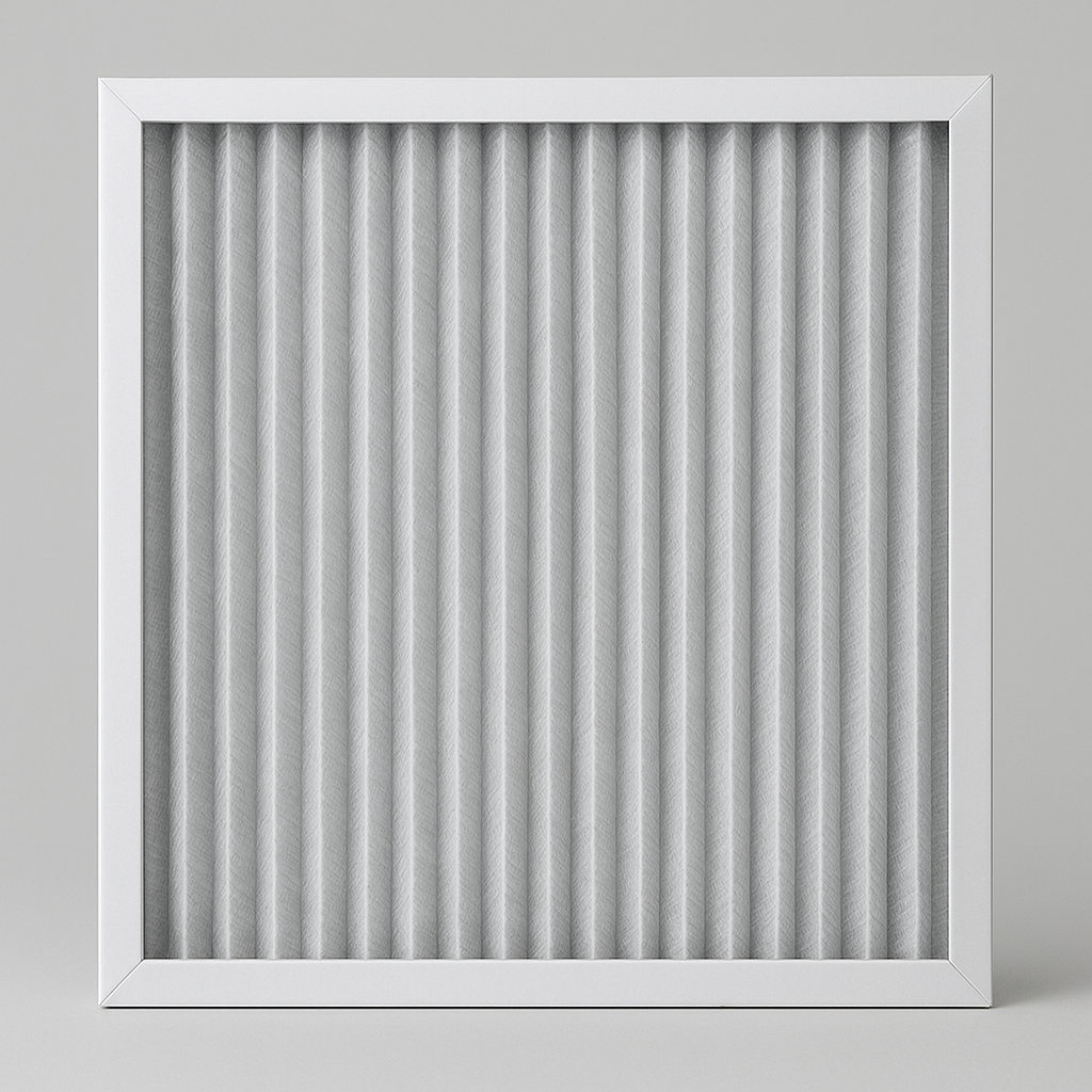 عکس فيلتر تصفيه هوا بکار رفته در ساخت فن کویل سقفی