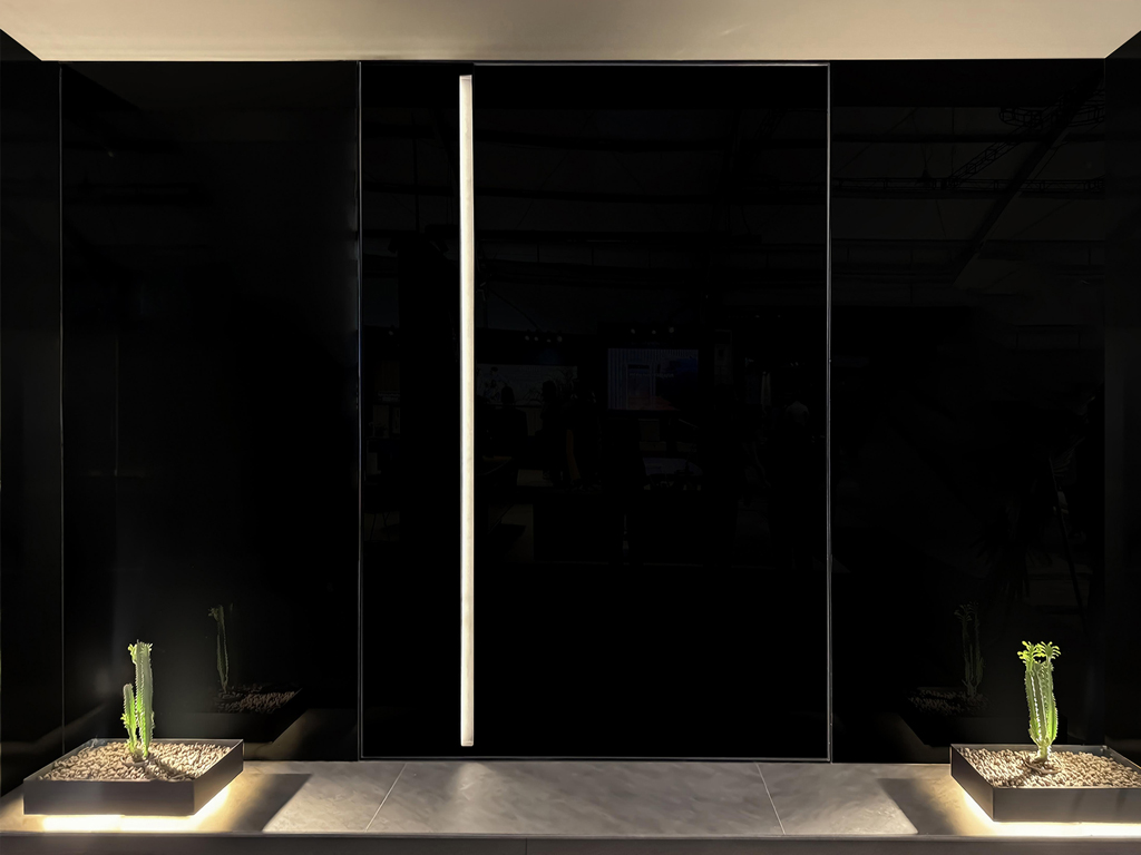 درب پیوت شیشه ای نیک افرا